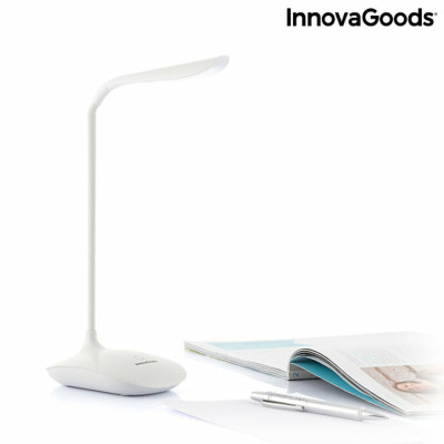 Rechargeable Touch-sensitive LED Table Lamp InnovaGoods Lum2Go White A