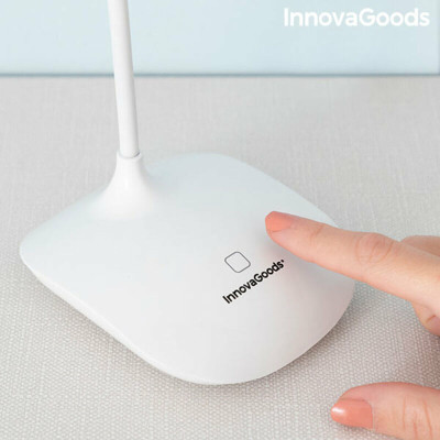 Rechargeable Touch-sensitive LED Table Lamp InnovaGoods Lum2Go White A