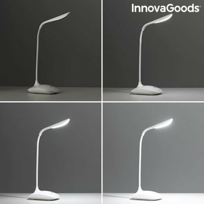 Rechargeable Touch-sensitive LED Table Lamp InnovaGoods Lum2Go White A