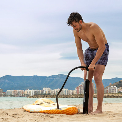 2-in-1 Inflatable Paddle Surf Board with Seat and Accessories Siros In