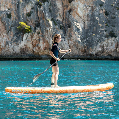 2-in-1 Inflatable Paddle Surf Board with Seat and Accessories Siros In
