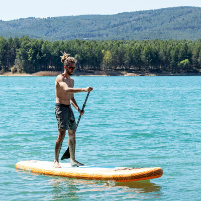2-in-1 Inflatable Paddle Surf Board with Seat and Accessories Siros In