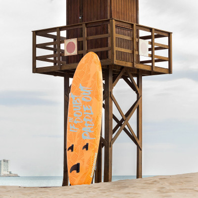 2-in-1 Inflatable Paddle Surf Board with Seat and Accessories Siros In