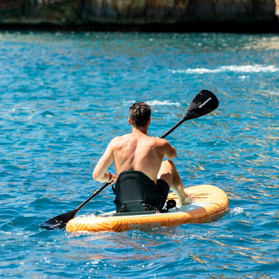 2-in-1 Inflatable Paddle Surf Board with Seat and Accessories Siros In