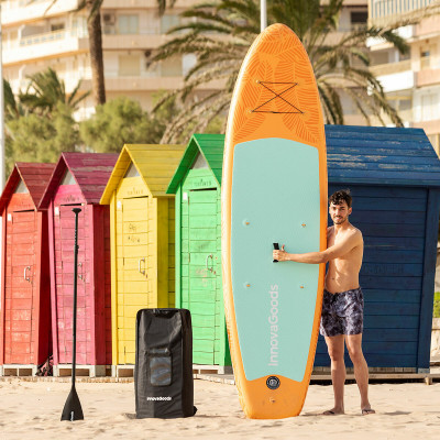 2-in-1 Inflatable Paddle Surf Board with Seat and Accessories Siros In