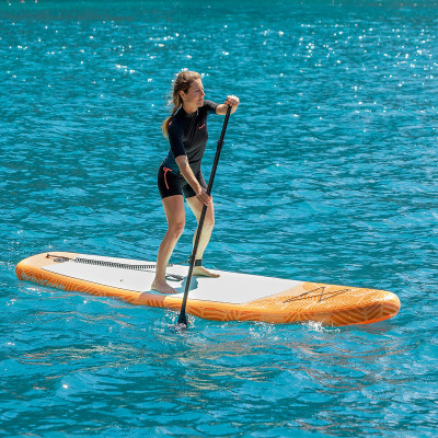 2-in-1 Inflatable Paddle Surf Board with Seat and Accessories Siros In