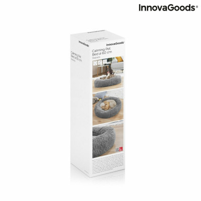 Anti-stress Pet Bed Bepess InnovaGoods Ø 60 cm Grey (Refurbished A)