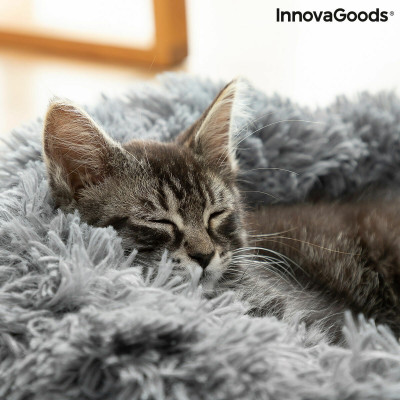Anti-stress Pet Bed Bepess InnovaGoods Ø 60 cm Grey (Refurbished A)