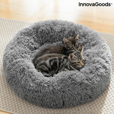 Anti-stress Pet Bed Bepess InnovaGoods Ø 60 cm Grey (Refurbished A)