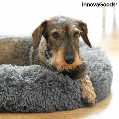 Anti-stress Pet Bed Bepess InnovaGoods Ø 60 cm Grey (Refurbished A)