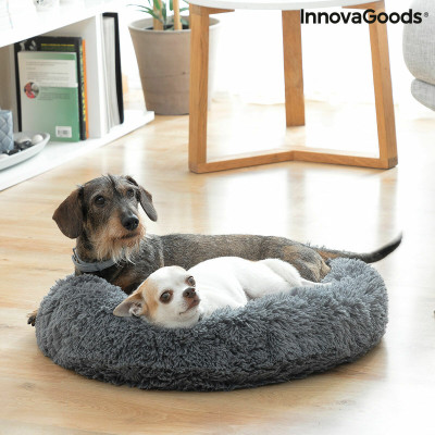 Anti-stress Pet Bed Bepess InnovaGoods Ø 60 cm Grey (Refurbished A)