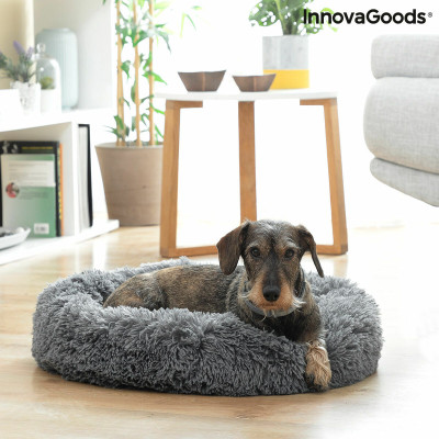 Anti-stress Pet Bed Bepess InnovaGoods Ø 60 cm Grey (Refurbished A)