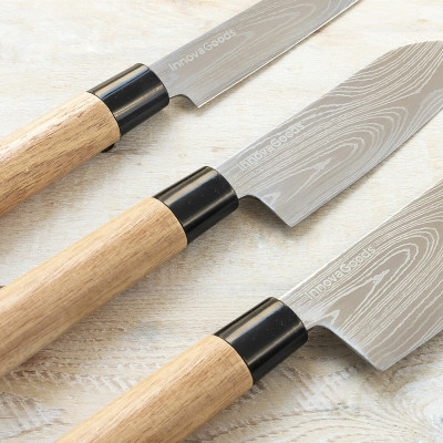 Set of Knives with Professional Carry Case Damas·Q InnovaGoods V01032