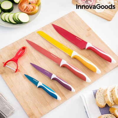 Knife Set InnovaGoods IG114918 Stainless steel 6 Pieces (Refurbished A