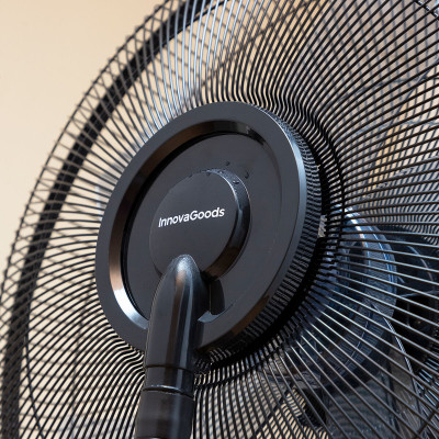 Nebuliser Pedestal Fan with Remote Control InnovaGoods Black 2,8 L 90