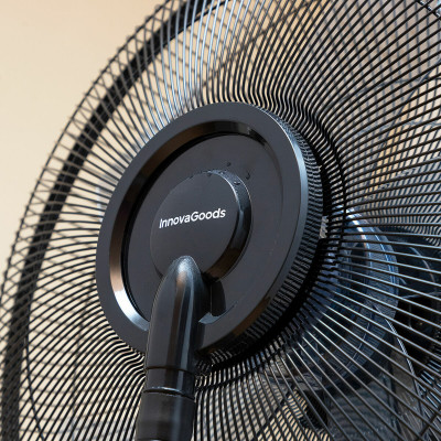 Nebuliser Pedestal Fan with Remote Control InnovaGoods Black 90 W 2,8