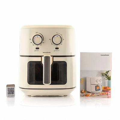 Air Fryer InnovaGoods Cream 1700 W 6,5 L Stainless steel (Refurbished