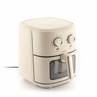 Air Fryer InnovaGoods Cream 1700 W 6,5 L Stainless steel (Refurbished