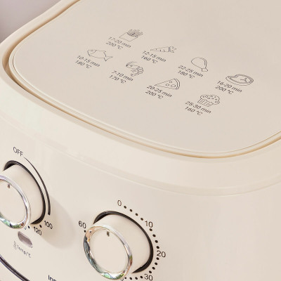 Air Fryer InnovaGoods Cream 1700 W 6,5 L Stainless steel (Refurbished