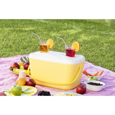 Portable Rigid Cooler Lilty InnovaGoods 15 L Yellow (Refurbished B)