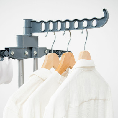 Folding Vertical Clothes Dryer with Wheels InnovaGoods 24 Bars (Refurb