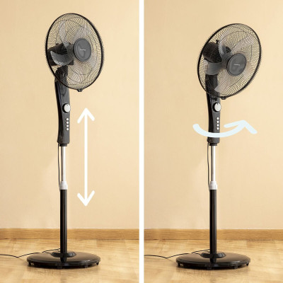 Freestanding Fan InnovaGoods Black 45 W (Refurbished A)