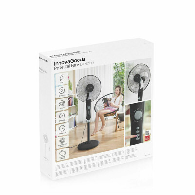 Freestanding Fan InnovaGoods Black 45 W (Refurbished A)