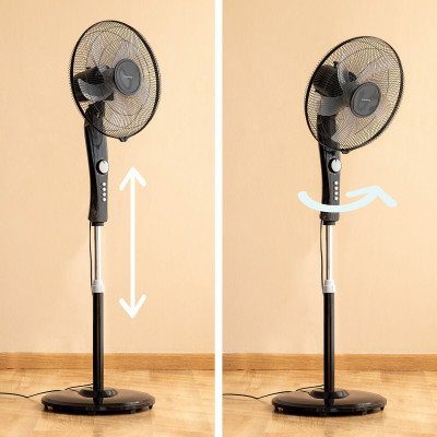 Freestanding Fan InnovaGoods Black 45 W (Refurbished A)
