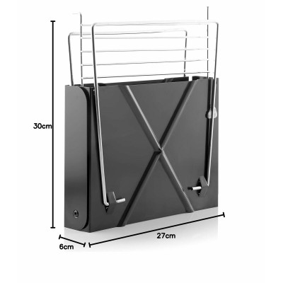 Mini Folding Portable Barbecue for Charcoal InnovaGoods Stainless stee