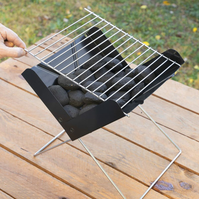 Mini Folding Portable Barbecue for Charcoal InnovaGoods Stainless stee