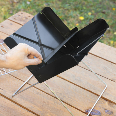 Mini Folding Portable Barbecue for Charcoal InnovaGoods Stainless stee