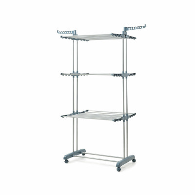 Folding Vertical Clothes Dryer with Wheels InnovaGoods 24 Bars (Refurb