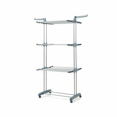 Folding Vertical Clothes Dryer with Wheels InnovaGoods 24 Bars (Refurb