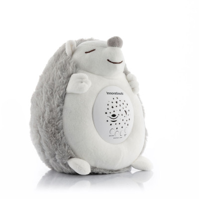 Hedgehog Soft Toy with White Noise and Nightlight Projector Spikey Inn