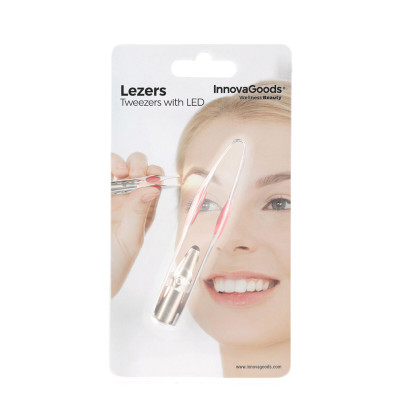 Hair Removal Tweezers with LED Lezers InnovaGoods Hair Removal Tweezers with LED Lezers InnovaGoods