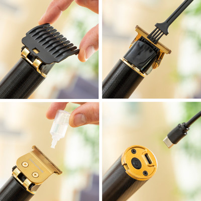 Professional Rechargeable Hair Clipper with Accessories Triher InnovaG