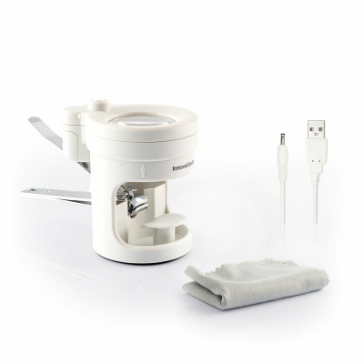 Nail Clippers with LED Light, Magnifying Glass and File Clail InnovaGo
