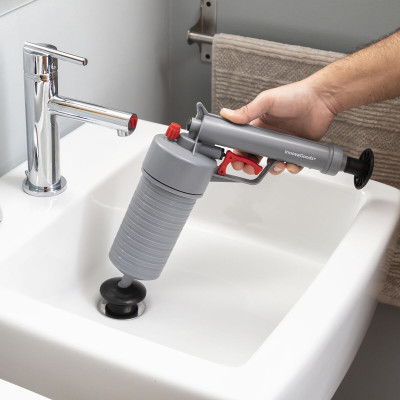 Universal Compressed Air Unblocking Gun with Adaptors KlinGun InnovaGo