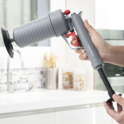 Universal Compressed Air Unblocking Gun with Adaptors KlinGun InnovaGo