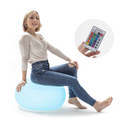 Inflatable Seat with Multicolour LED and Remote Control Pulight Innova