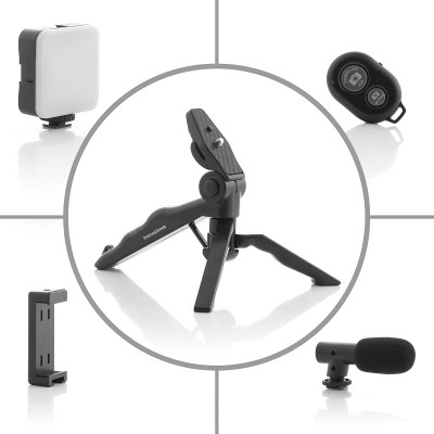 Vlogging Kit with Light, Microphone and Remote Control Plodni InnovaGo Vlogging Kit with Light, Microphone and Remote Control Plodni InnovaGo
