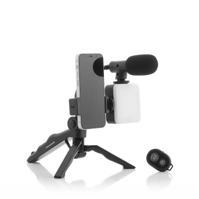 Vlogging Kit with Light, Microphone and Remote Control Plodni InnovaGo Vlogging Kit with Light, Microphone and Remote Control Plodni InnovaGo