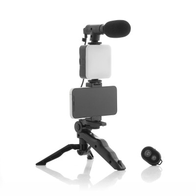 Vlogging Kit with Light, Microphone and Remote Control Plodni InnovaGo Vlogging Kit with Light, Microphone and Remote Control Plodni InnovaGo