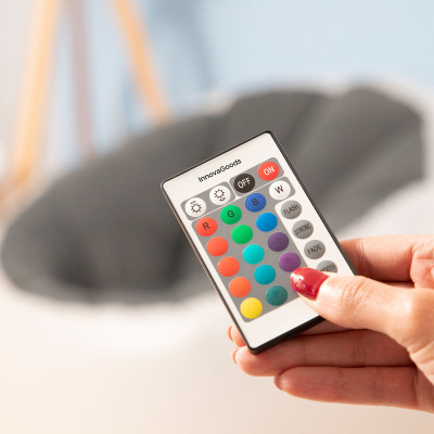 Inflatable Armchair with Multicoloured LED and Remote Control Chight I
