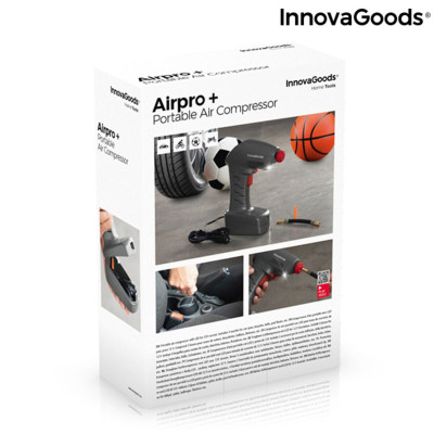 Portable Air Compressor with LED Light. Airpro+ InnovaGoods IG815783 1