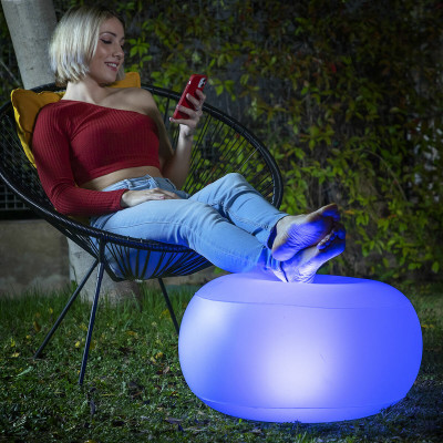 Inflatable Seat with Multicolour LED and Remote Control InnovaGoods Wh