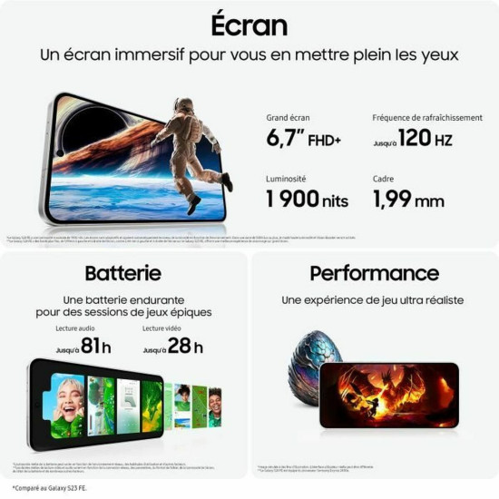 Smartphone Samsung Galaxy S24 FE 5G 6,7" 8 GB RAM 128 GB Green