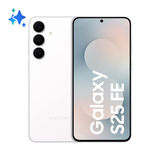 Smartphone Samsung Galaxy S25 FE Octa Core 8 GB RAM 128 GB White 6,7"