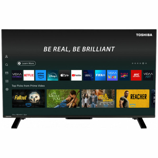 Smart TV Toshiba 40QV2F63DG Full HD 40" LED HDR HDR10+ D-LED HDR10 DVB